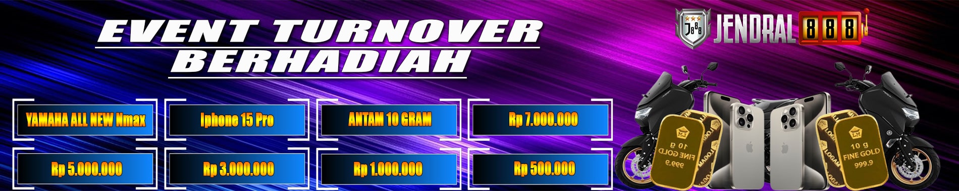 event turnover berhadiah